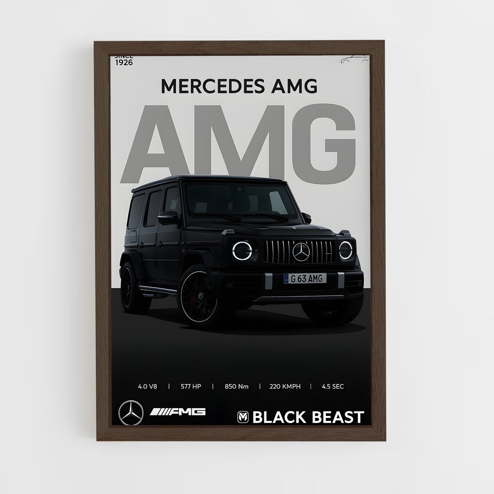Poster Luxurious G63 – affiche Mercedes (vue 5)